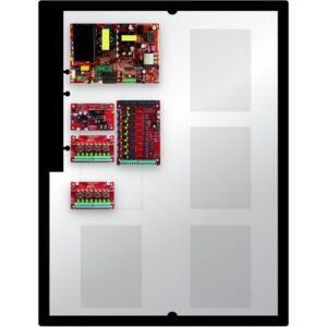 LifeSafety Power FPO150-B100C82D8PE6M Mercury ProWire DV Standard, 4A/12V and 4A/24V, 16 AUX, Lock, E6M Enclosure