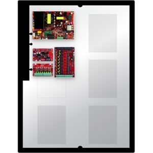 LifeSafety Power FPO150-B100C8PD8PE6M Mercury ProWire 8-Door Wired, DV Standard, 4A/12V and 4A/24V, 16 AUX, Lock, E6M Enclosure