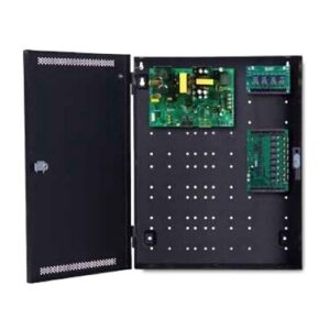 LifeSafety Power FPO150-C8D8E4M1 FlexPower Power Supply 400W, 8-Door Access, Dual Voltage, Lock Outputs, AUX Outputs, E4M1 Enclosure