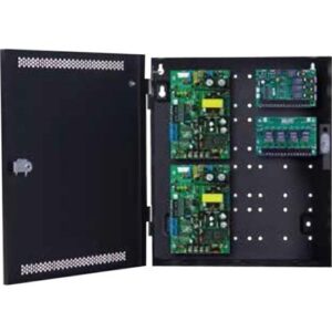 LifeSafety Power FPO75/75-C4D8E1 FlexPower 150W, Dual Voltage, 4-Door Access, Lock Outputs, AUX Outputs