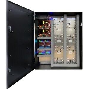 LifeSafety Power FPO75-B100C4D8PE4M/T4-A Mercury ProWire 4-Door Wired, DV Standard, 2A/12V and 2A/24V, AUX, Lock, E4M Enclosure