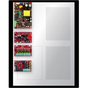 LifeSafety Power FPO75-B100C4PD8PE2M Door Power Supply with Power Distribution, E2M Enclosure