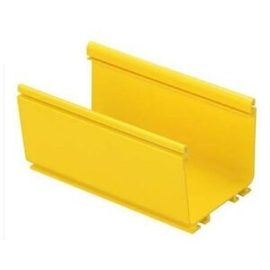 Panduit FR4X4YL6 6' 4x4 PVC Channel, 6-Pack, Yellow