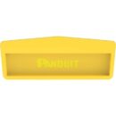 Panduit FREC12X4LYL Cable Management Fitting End Cap, 12" x 4" (300mm x 100mm)