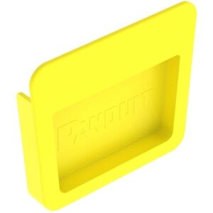 Panduit FREC4X4LYL Cable Management Fitting End Cap, 4" x 4" (100mm x 100mm)