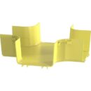 Panduit FRFWC6X4LYL 4-Way Cross Fitting, 6" x 4" (150mm x 100mm), Cable Management