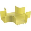 Panduit FRFWC6X4LYL 4-Way Cross Fitting, 6" x 4" (150mm x 100mm), Cable Management