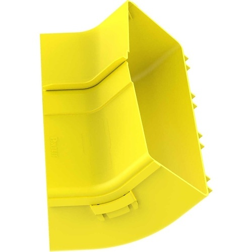 Panduit FRIV4512X4LYL FiberRunner Inside Fitting, Vertical 45°