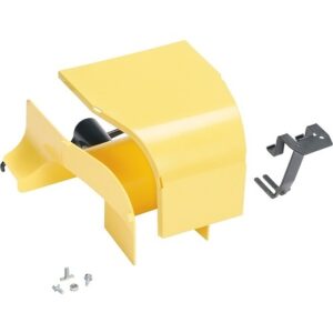 Panduit FRSPJ4x4YL Wired Raceway Fitting, Spill-Over Junction Fitting with 4x4 Exit, Yellow