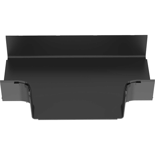 Panduit FRT12X4LBL Cable Management Fitting Horizontal Tee, 12" x 4", Black