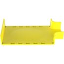 Panduit FRT24X4W12LYL Cable Management Horizontal Tee Fitting, 24x4" (600mm x 100mm), Yellow