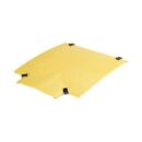 Panduit FRTCV24W12YL FiberRunner Tee Fitting Cover, Horizontal, 24X4" (600x100mm)