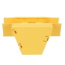 Panduit FRVT4X4YL Fitting Vertical Tee with Hinged Door