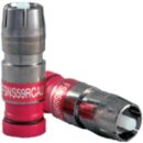 West Penn FSNS59RCAU-25 ProSNS RG-59 Coax Compression RCA Connector, 25-Pack