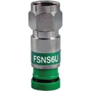 West Penn FSNS59U-25 ProSNS RG-59 Coax Compression F-Connector, 25 -Pack