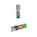 West Penn FSNS6BNCPL-25 ProSNS RG6 Universal BNC Plenum Compression Connector, 25-Pack