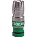 West Penn FSNS6RCAPL-25 ProSNS RG-6 Plenum RCA Coax Compression Connector, 25-Pack