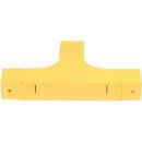 Panduit FT2X2LYL 2" x 2" (50mm x 50mm) Horizontal Tee Fitting for Cable Management, Yellow
