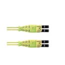 Panduit FW2ERQ1Q1SNM004 Fiber Optic Patch Cord, OM5 2-Fiber 1.6mm PC OFNR Push-Pull, 4m