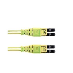 Panduit FW2ERQ1Q1SNM009 Fiber Optic Patch Cord, OM5 2-Fiber 1.6mm PC OFNR Push-Pull Line Card1/Push-Pull, 9m