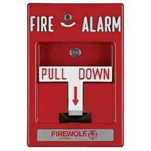 Napco FWC-CNV-PULL2 Conventional Manual Fire Pull Station, Dual Action Hex Key Lock