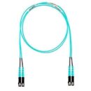 Panduit FX23LSNSNSNM001 Fiber Optic Patch Cable, OM3, 2F, 3mm, PC LSZH Silver Coated Copper DUP for Optimal Performance