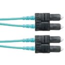 Panduit FX23PSNSNSNM007 Fiber Optic Patch Cord, OM3 2-Fiber 3mm PC OFNP Silver Coated Copper Duplex Standard, 7m