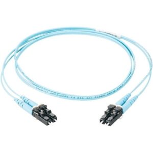 Panduit FX23RSNSNSNM002 OM3 2F 3mm PC OFNR Silver Coated Copper DUP Standard Fiber Optic Patch Cable
