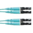 Panduit FX2ERLNLNSNM011 Fiber Optic Patch Cord, OM3 2-Fiber 1.6mm PC OFNR Line Card1 Duplex/Line Card1 Duplex, Standard, 11m