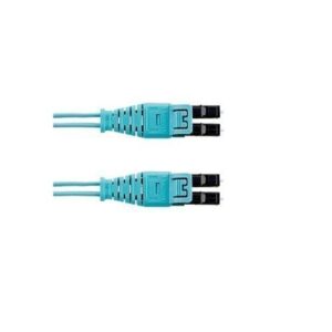 Panduit FX2ERQ1Q1SNM005 Fiber Optic Patch Cord, OM3 2-Fiber 1.6mm PC OFNR Push-Pull, 5m