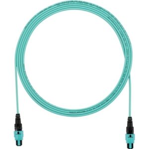 Panduit FXTRL7N7NBNM025 12-Fiber Round Interconnect Cable, OM3, LSZH, PanMPO F to PanMPO F