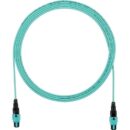 Panduit FXTRL7N7NBNM030 12-Fiber Round Interconnect Cable, OM3, LSZH, PanMPO F to PanMPO F