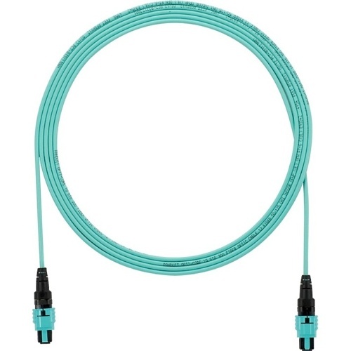 Panduit FXTRL7N7NBNM030 12-Fiber Round Interconnect Cable, OM3, LSZH, PanMPO F to PanMPO F
