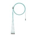 Panduit FXTRP8NUSSNF064 OM3 12-Fiber Round Harness Cable, Plenum, 64'