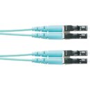 Panduit FZ2ERLNLNSNM003 Opti-Core 2-Fiber Patch Cord, OM4, LC Duplex, Riser
