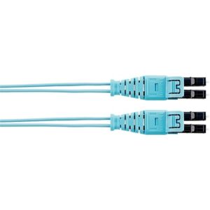 Panduit FZ2ERQ1Q1SNM007 Opti-Core Fiber Optic Patch Cord, OM4 2-Fiber 1.6mm PC OFNR, Push-Pull Duplex LC Connectors