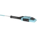 Panduit FZ2RLU1U1NNM001 Fiber Optic Patch Cord, OM4 2-Fiber 2mm PC LSZH Line Card1 Uniboot, 1m