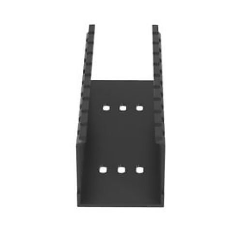 Panduit G2X2BL6 Panduct Wide Slot Wiring Duct, Mounting Holes 2.12" x 2.25", 6' Long, Black