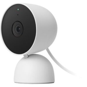 Google Nest Cam Indoor Wired, Smart Security Camera, 2nd Gen, White (GA01998-US) (Replaces NC1102EF)