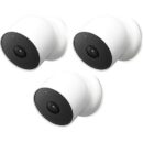 Google Nest Cam Battery Pro, Indoor/Outdoor Battery Powered Network Camera, 3-Pack, White (GA02077-US)