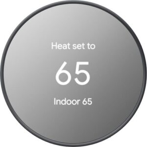 Google Nest Thermostat, Smart Programmable, Gray (GA02081-US)