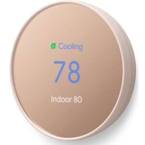Google Nest Thermostat, Smart Programmable, Brown (GA02082-US)