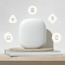 Google Wi-Fi Pro 1-Port 5.4 Gigabit Router, 2-Pack, Cotton White (GA03689-US)