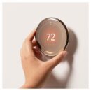 Google Nest Learning Thermostat (4th Gen) with Nest Temperature Sensor (2nd Gen), Polished Gold (GA05171-US)