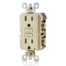 Leviton GFNT1-MI GFCI Self-Test Wall Plate, Ivory