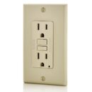 Leviton GFNT1-MI GFCI Self-Test Wall Plate, Ivory