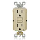 Leviton GFNT1-MI GFCI Self-Test Wall Plate, Ivory