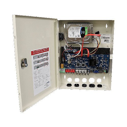 Speco H12WHRN12TB 12-Channel Wall-Mount Hybrid Recorder, 12TB