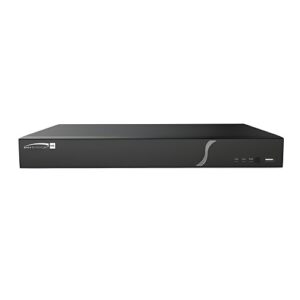 Speco H16HRL16TB 16-Channel H.265 Hybrid DVR with Smart Analytics, Hybrid (TVI or IP) 8 IP Channels, 16TB HDD, Black