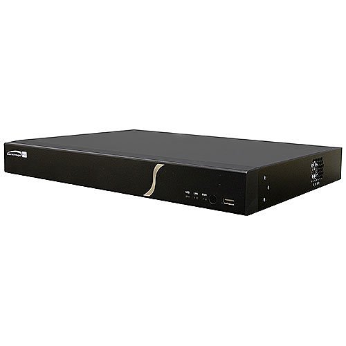 Speco H24HRLN 4K Ultra HD-TVI 24-Channel Hybrid DVR, HDD Not Included, Black